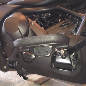 Check out the floor boards & offset