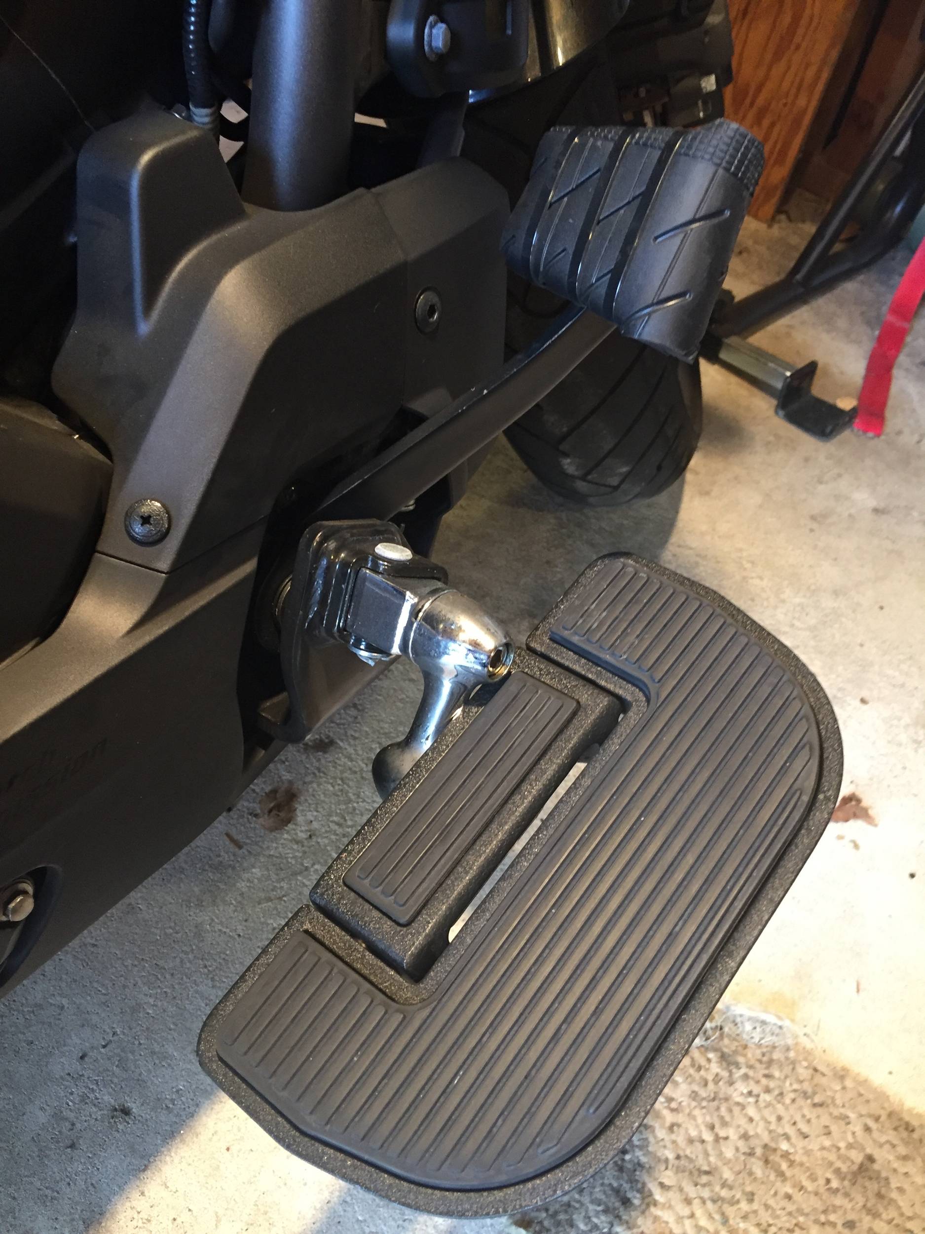 Floor Boards w/ 2&quot; offset &amp; home made brake pedal rubber